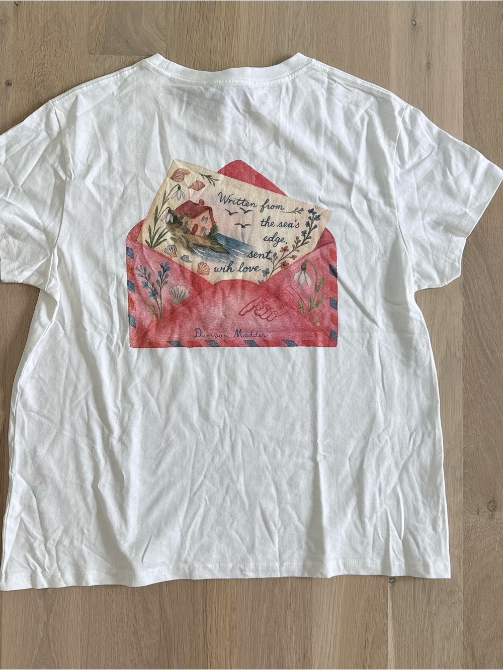 NWT DAMSON MADDER X Anthropologie LETTER SHIRT - Picture 8 of 10